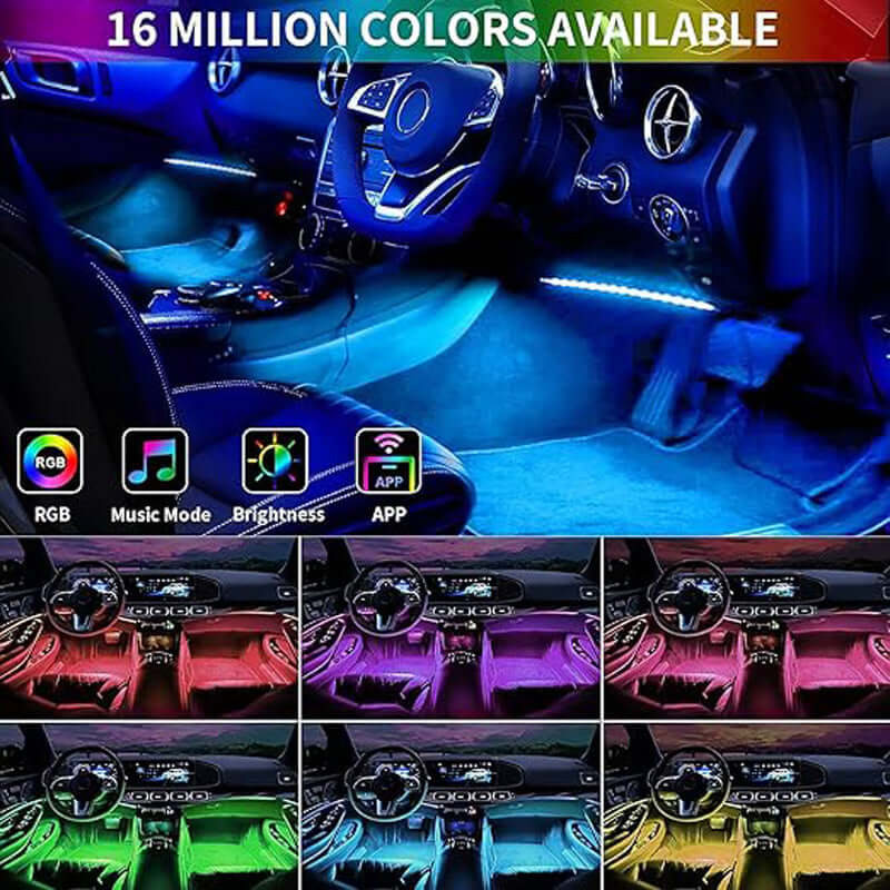 Car LED Strip Lights Kit