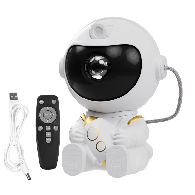 Astronaut Galaxy Projector – Starry Sky Night Light with Bluetooth Speaker