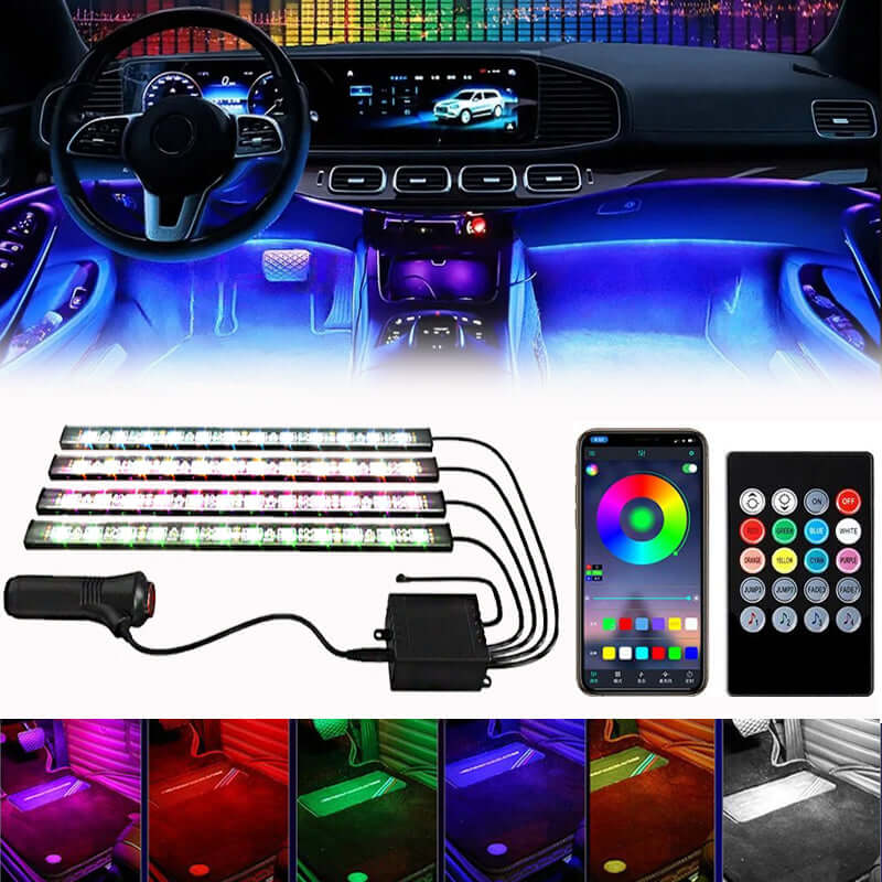 Car LED Strip Lights Kit