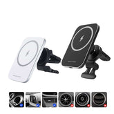 MagSafe Magnetic Car Charger – 15W Fast Wireless 
