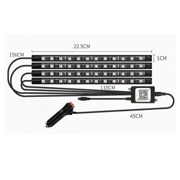 Car LED Strip Lights Kit