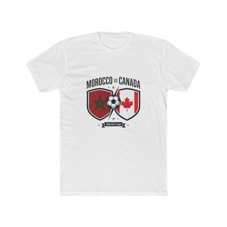 Morocco vs Canada Soccer T-Shirt 